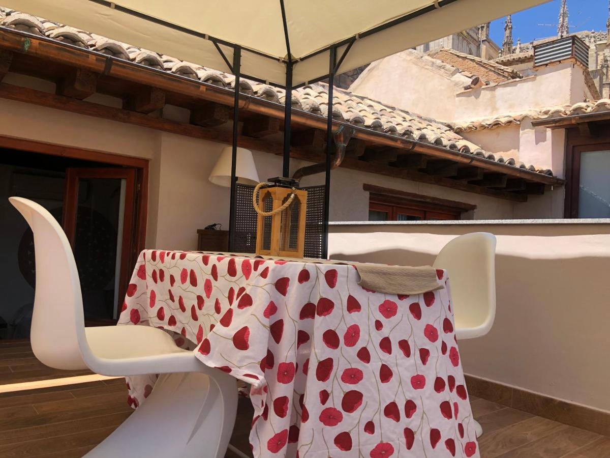 Apartamento Canonigo - Terraza Con Vistas 托萊多 外观 照片