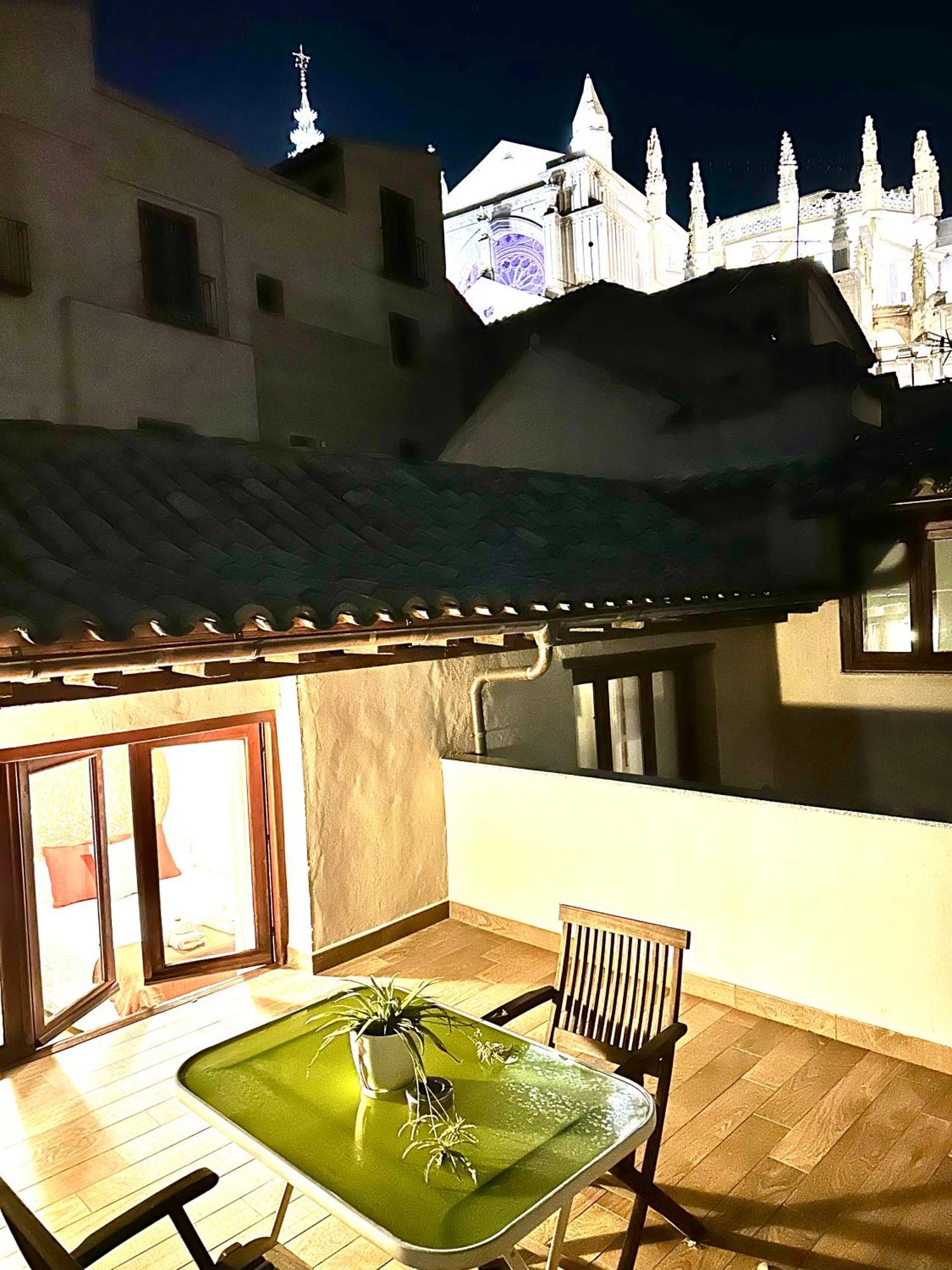 Apartamento Canonigo - Terraza Con Vistas 托萊多 外观 照片