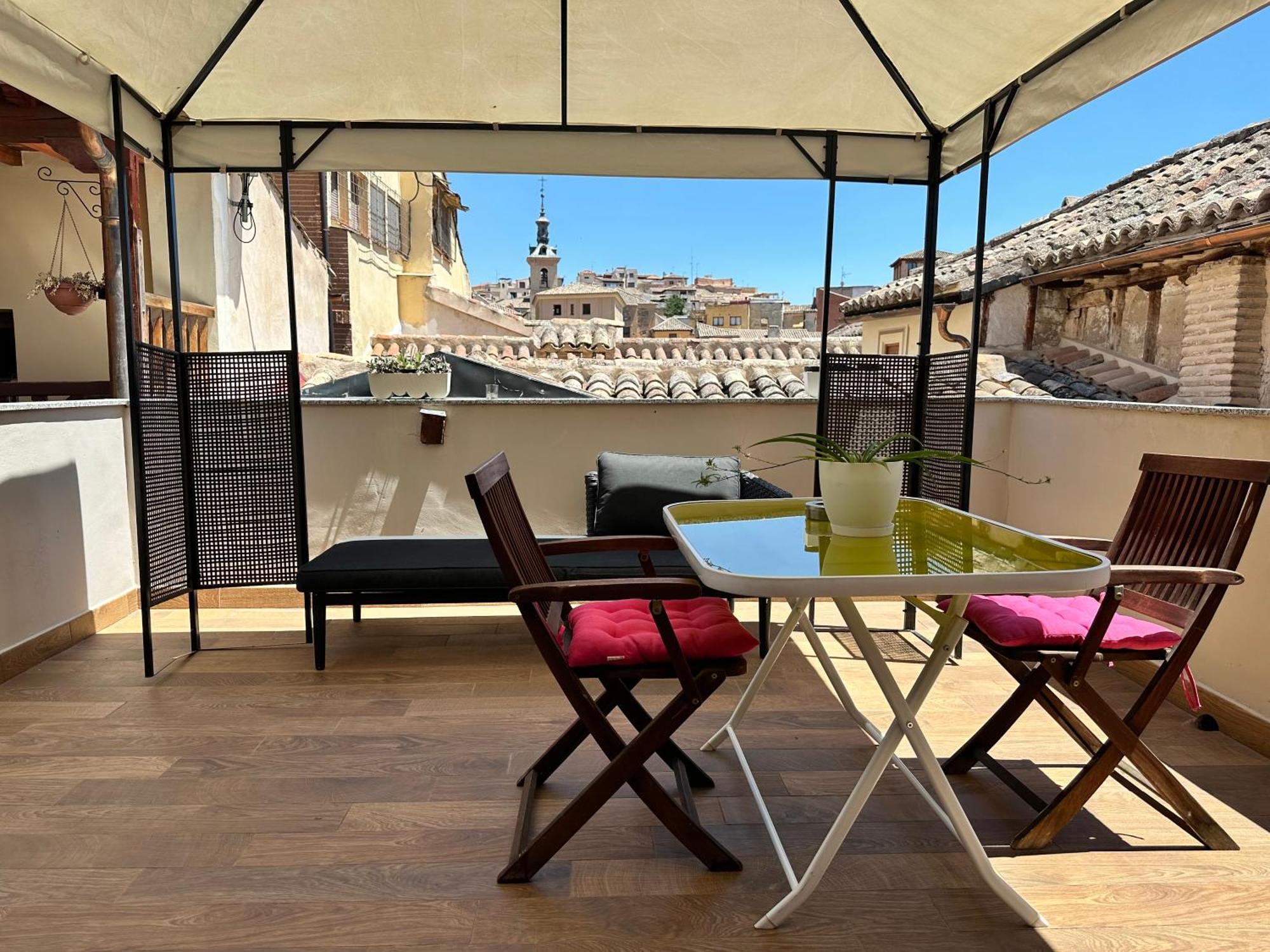Apartamento Canonigo - Terraza Con Vistas 托萊多 外观 照片